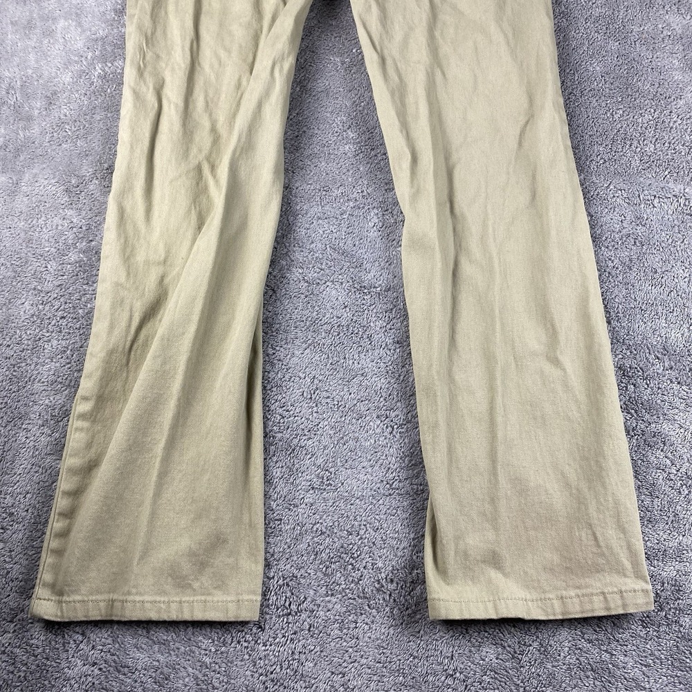 JACHS New York Pants Mens 32x30 Beige Straight Leg Slim Mid Rise - Picture 13 of 15